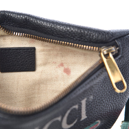 Gucci Grained Calfskin Small Logo Belt Bag Black 12 of 12
