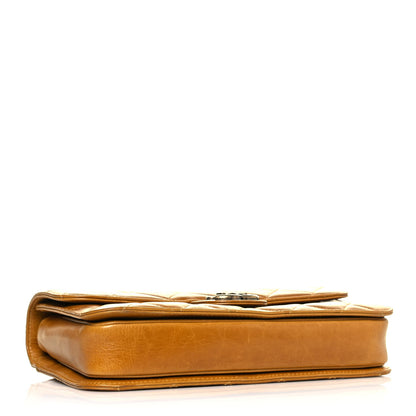 Chanel Glazed Calfskin Quilted Medium Perfect Edge Flap Yellow 4 of 32