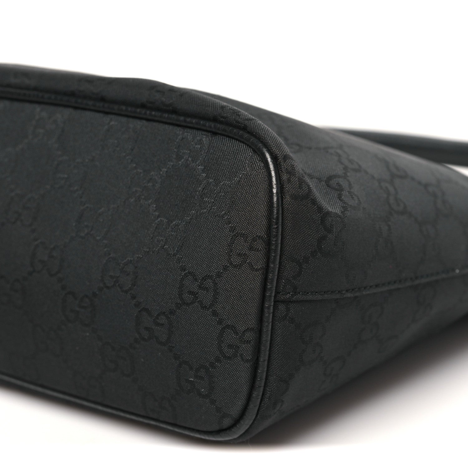 Gucci Nylon Monogram Small Hobo Black 1853994 – FASHIONPHILE
