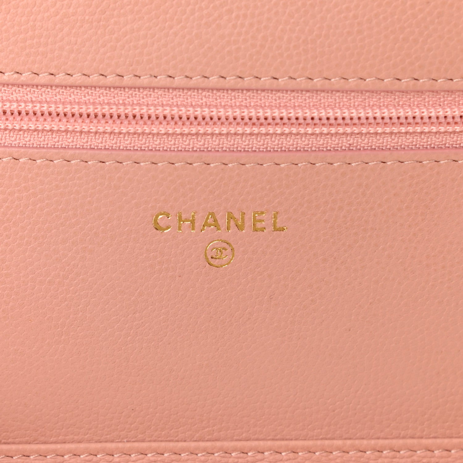 Chanel Caviar Quilted Golden Class Wallet On Chain WOC Pink 5 of 11