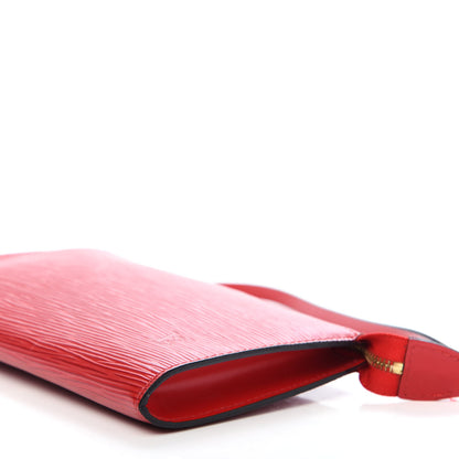 Louis Vuitton Epi Pochette Accessories 24 Castillan Red 7 of 10