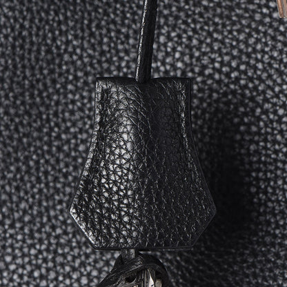 Hermes Togo Birkin 25 Black 9 of 36
