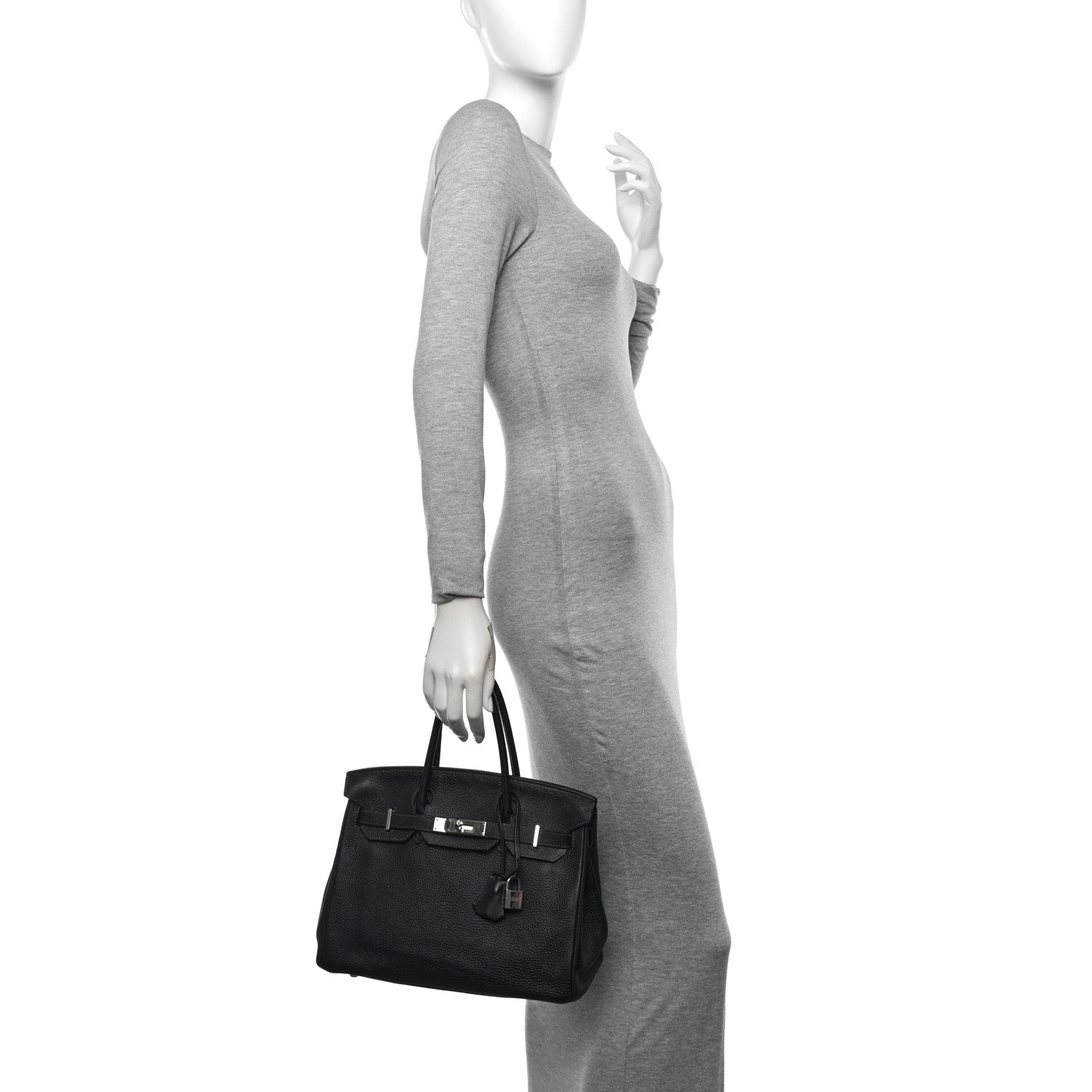 Hermes Clemence Birkin 30 Bleu Indigo 2 of 18
