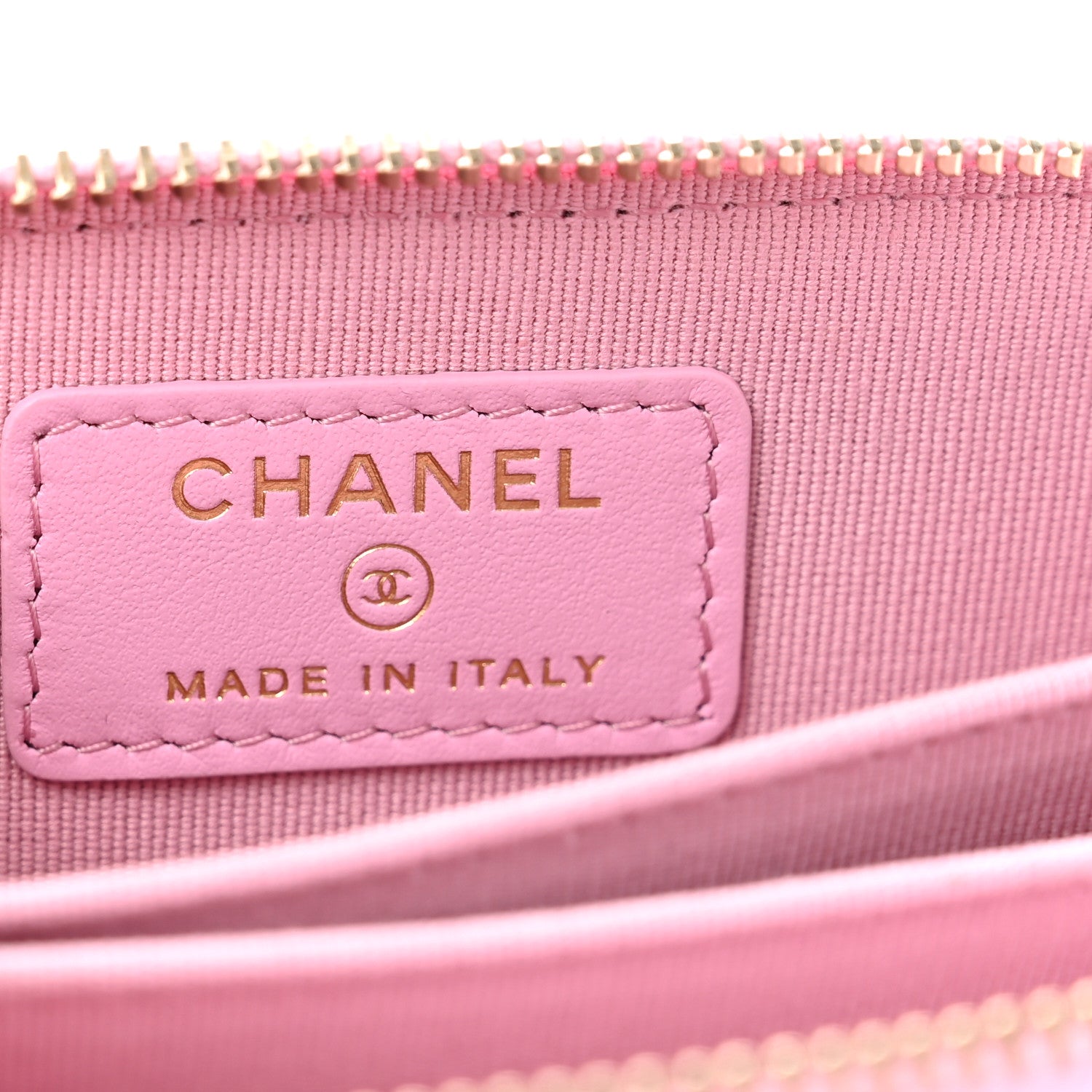 Chanel Caviar Quilted Zip Coin Purse Lilac 6 of 7