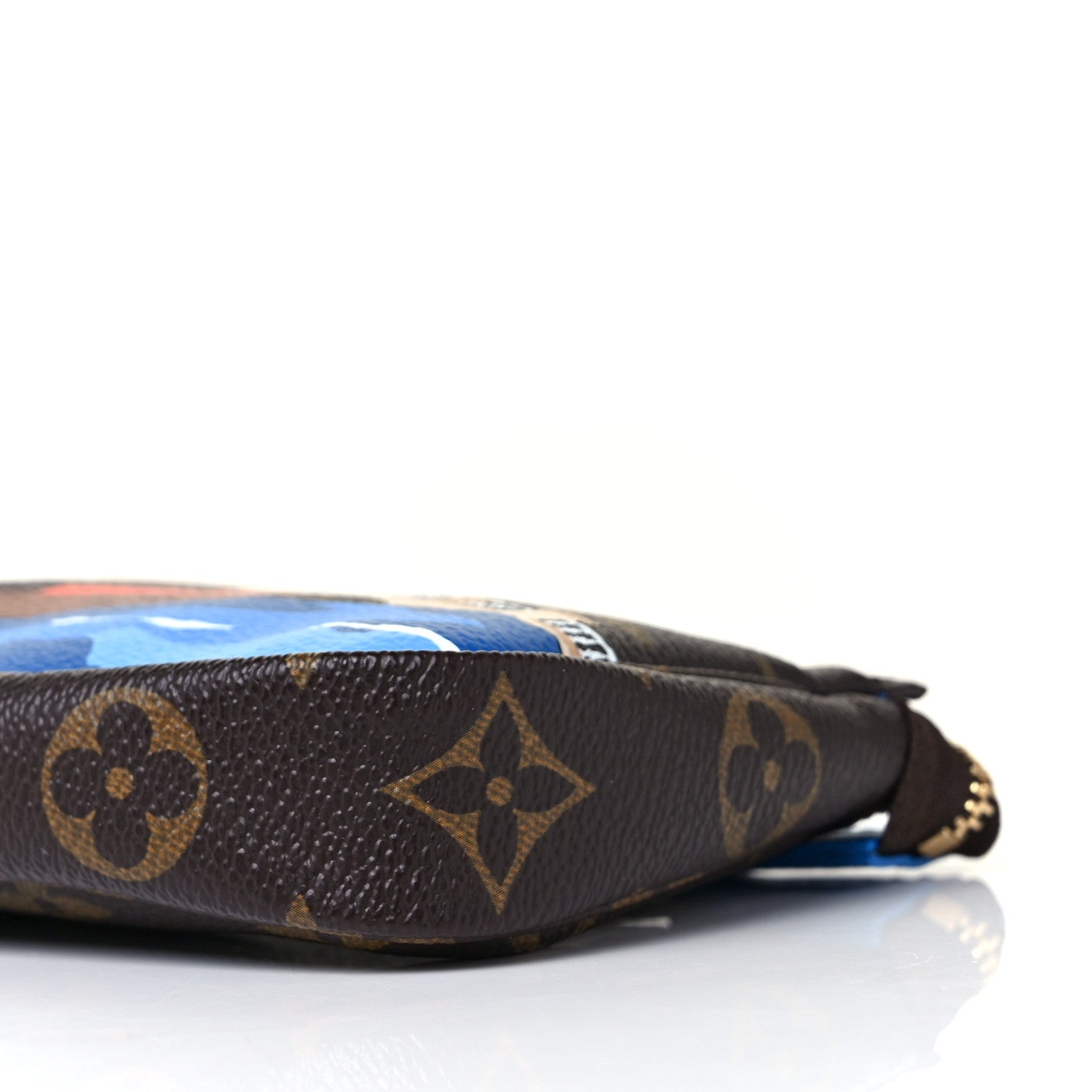 Louis Vuitton Monogram 2019 Christmas Animation Mini Venice Pochette Accessories Blue 9 of 9