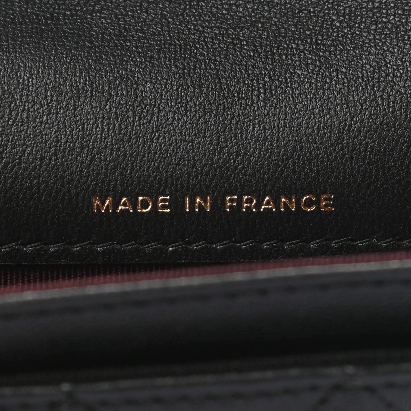 Lambskin Quilted Flap Card Holder Wallet Black