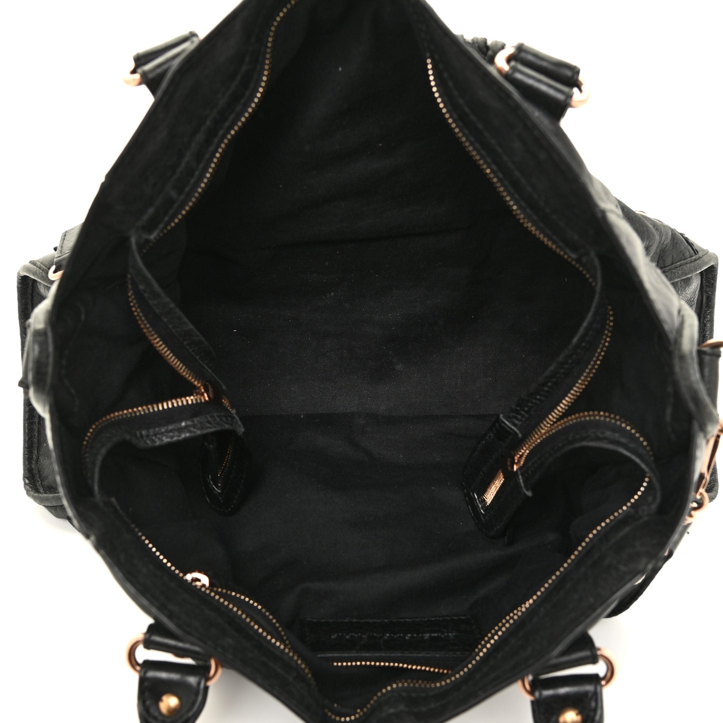 Agneau Giant 12 Rose Gold Hardware City Black
