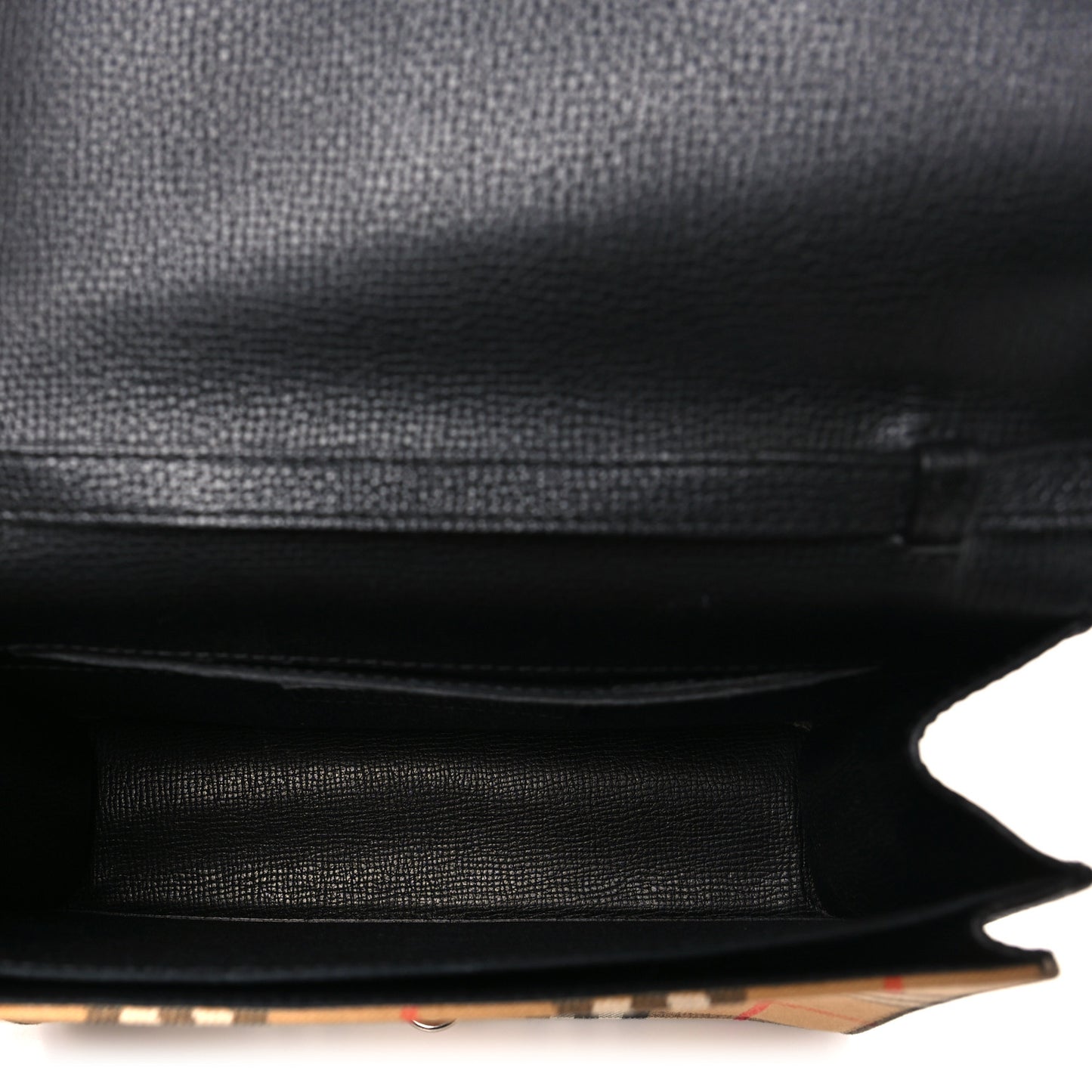 Derby Calfskin Vintage Check Small Macken Crossbody Bag Black