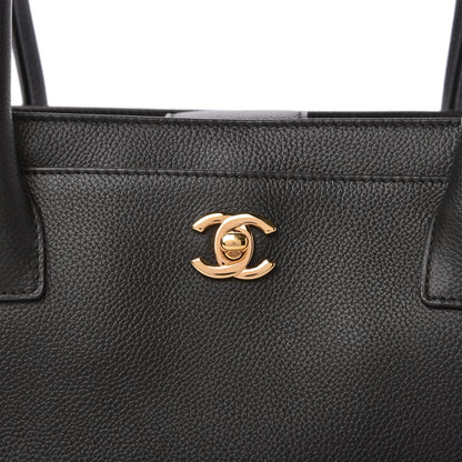 Chanel Calfskin Small Cerf Executive Shopper Tote Black 10 of 10