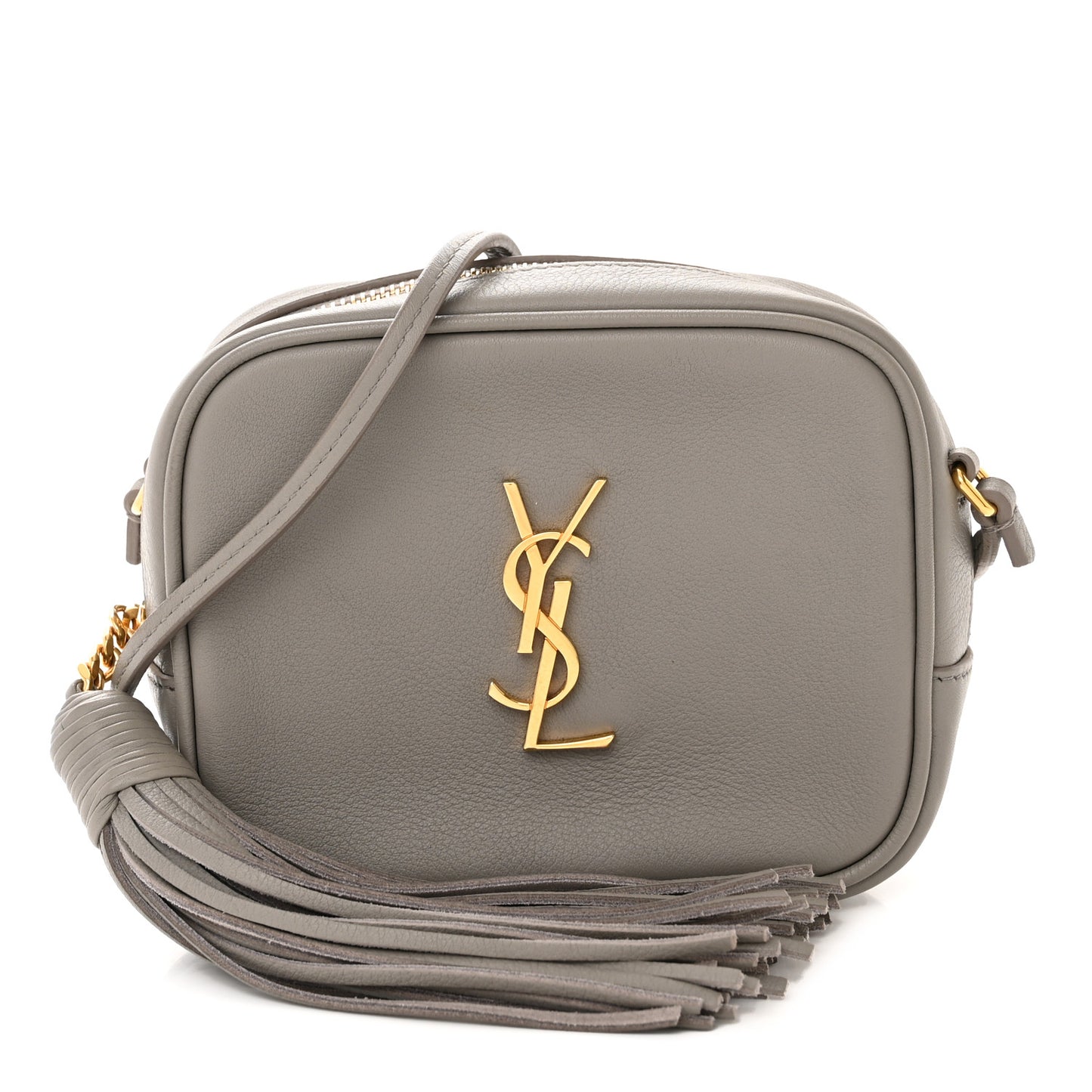 Nappa Monogram Blogger Bag Oyster Grey