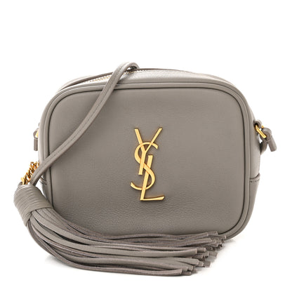 Saint Laurent Nappa Monogram Blogger Bag Oyster Grey 1 of 12