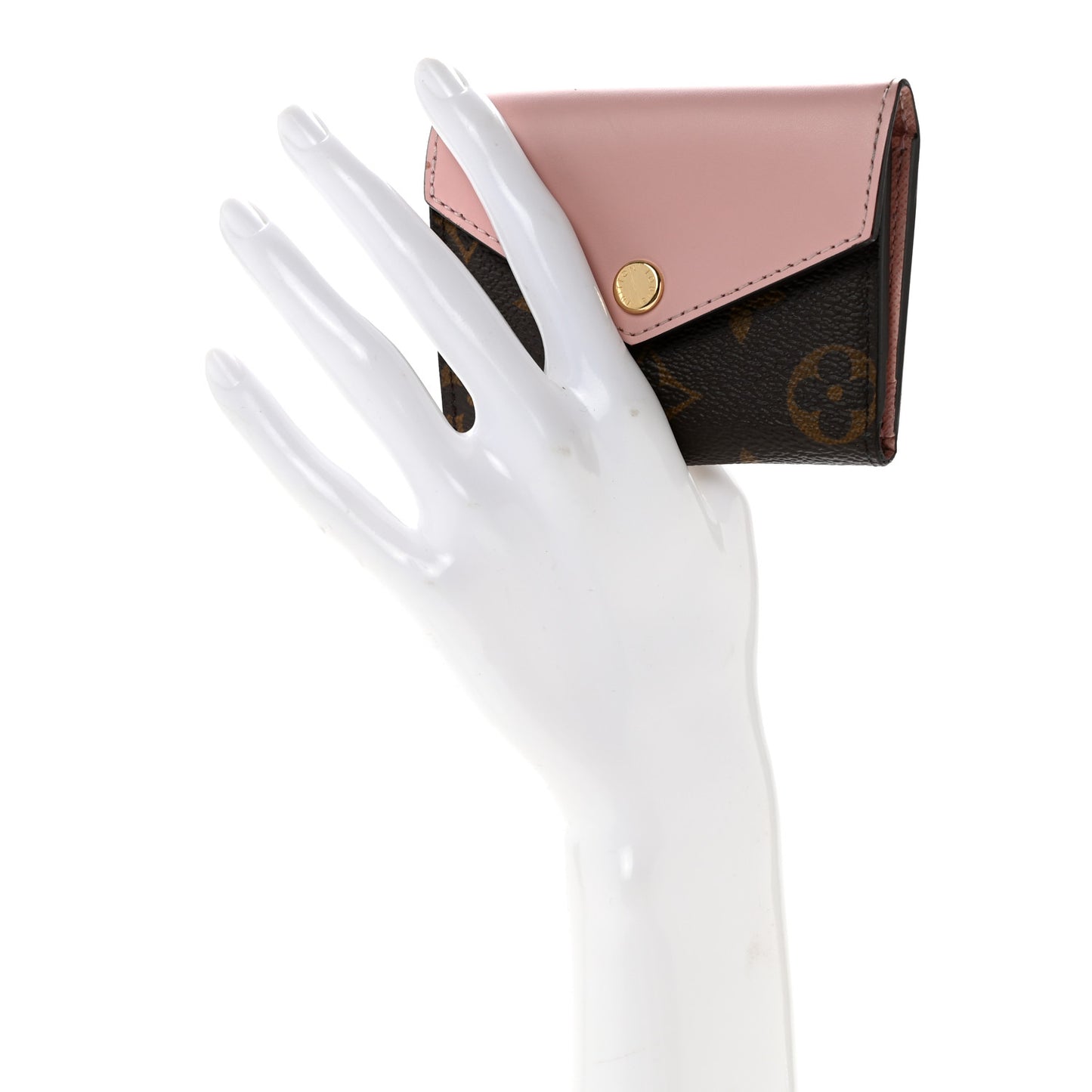 Monogram Zoe Wallet Rose Ballerine