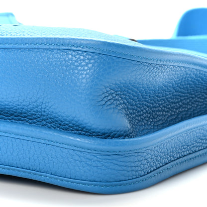 Hermes Taurillon Clemence Evelyne III PM Bleu Zanzibar 9 of 9