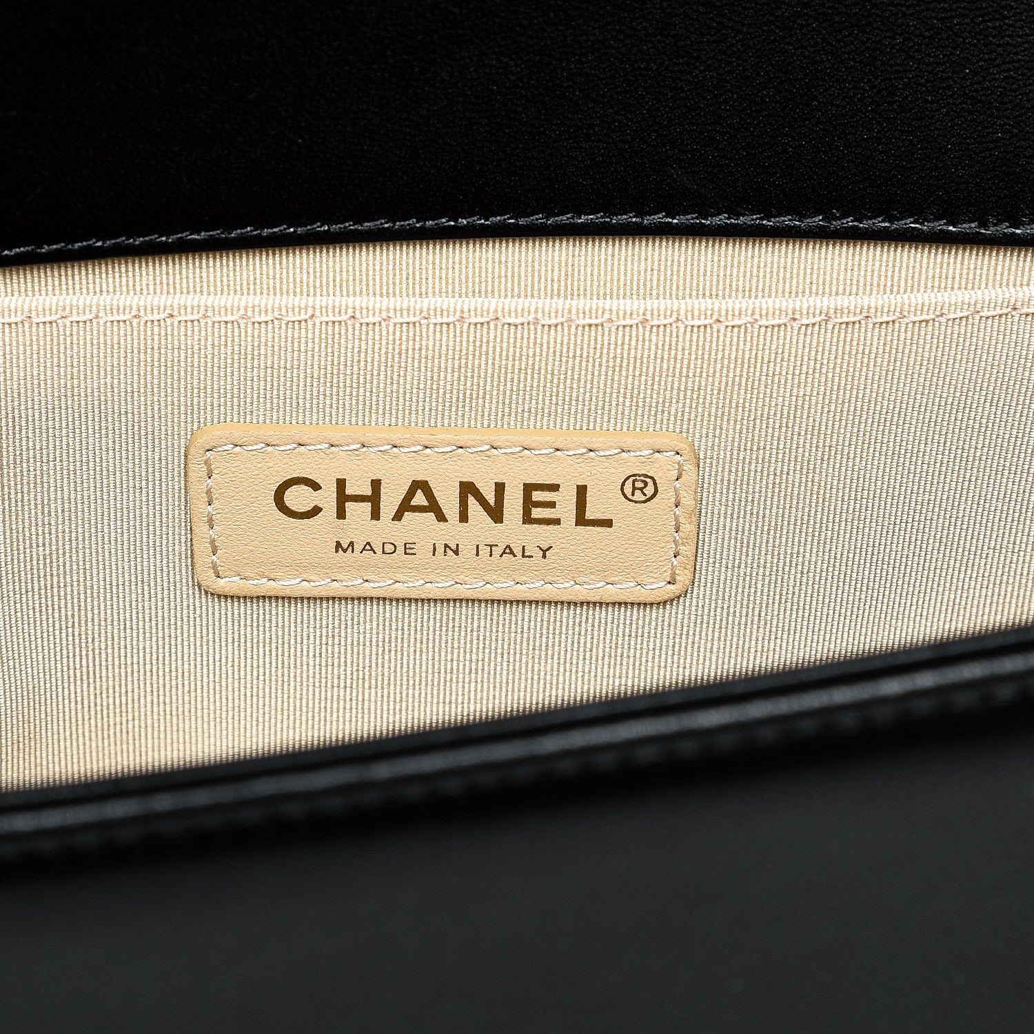 Chanel Lambskin Chain Quilted Medium Boy Flap Black 6 of 8