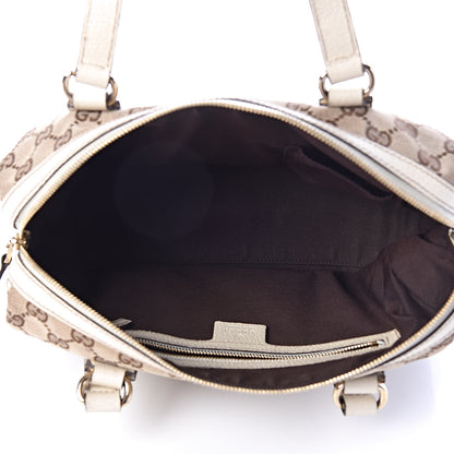 Gucci Monogram Small Charmy Boston White 5 of 10