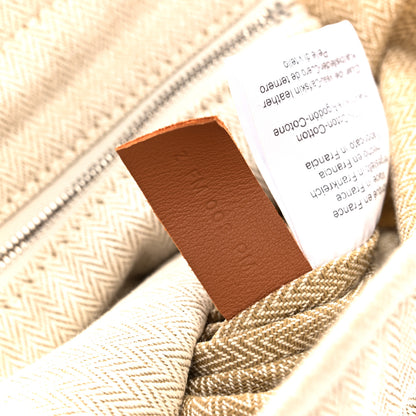 Hermes Canvas Swift Aline Grooming Bag Gold 7 of 10