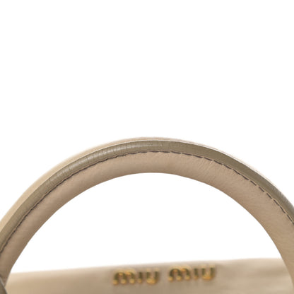 Miu Miu Vitello Medium Bow Bag Beige 16 of 18