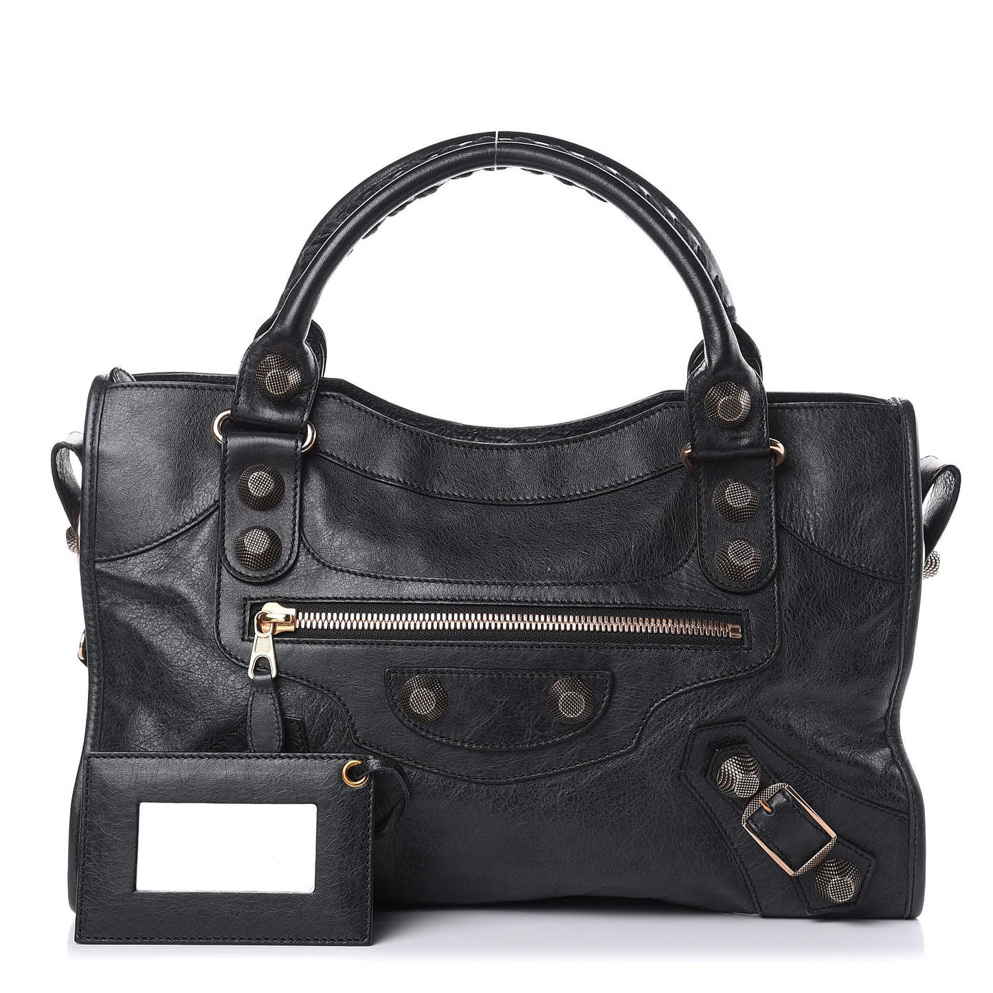 Agneau Giant 21 Rose Gold Hardware City Black