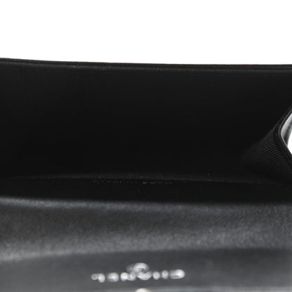 Chanel Lambskin Quilted Flap Card Holder Wallet So Black 4 of 4