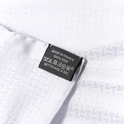 Hermes Silk Pongee Upside Down Pocket Square 3 of 3