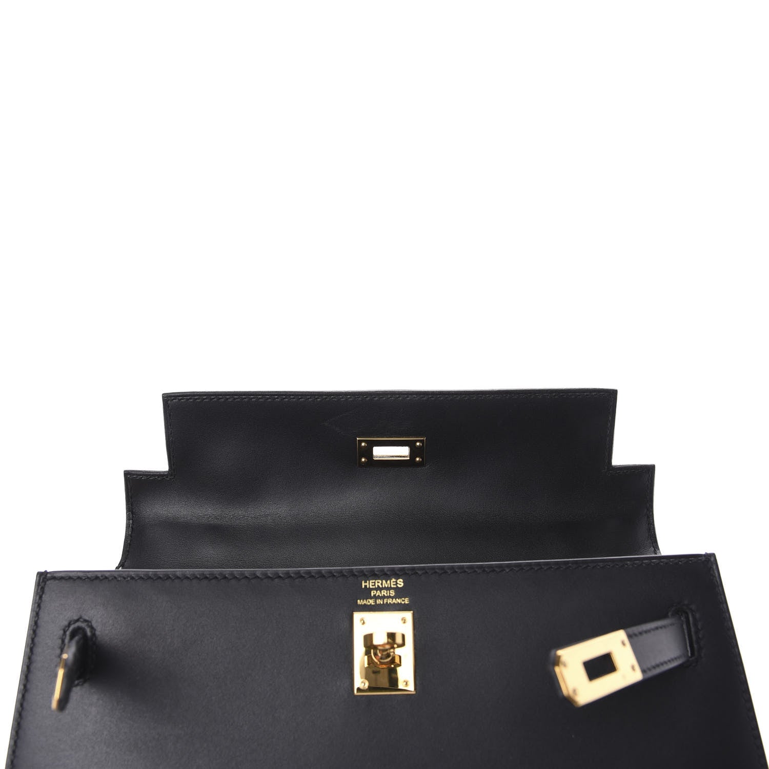 Hermes Sombrero Kelly Sellier 25 Black 30 of 36