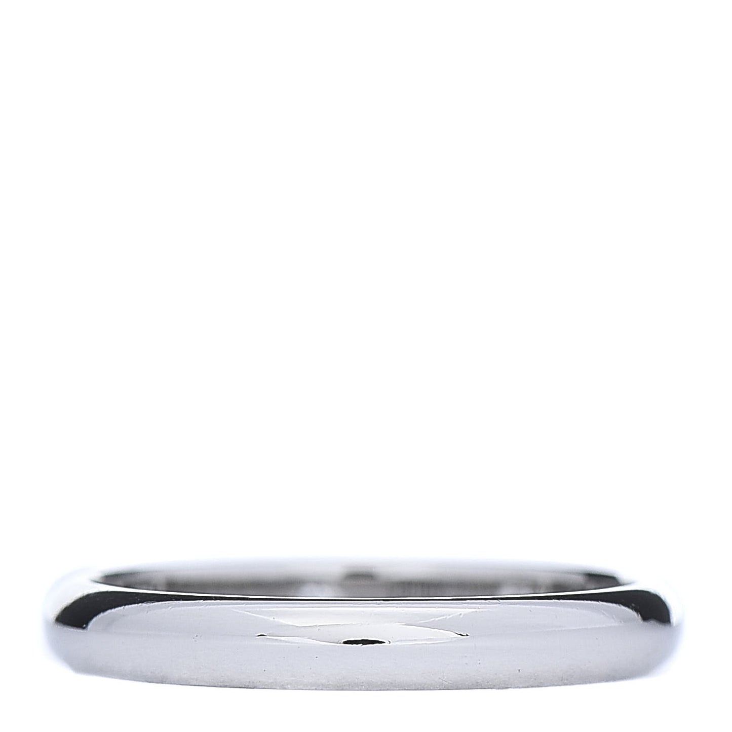 Platinum Diamond 2.4mm 1895 Wedding Band Ring 49 4.75