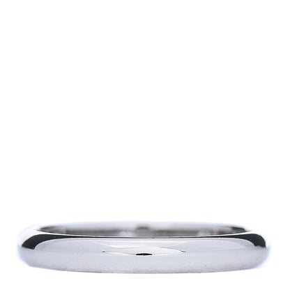 Cartier Platinum Diamond 2.4mm 1895 Wedding Band Ring 49 4.75 3 of 5