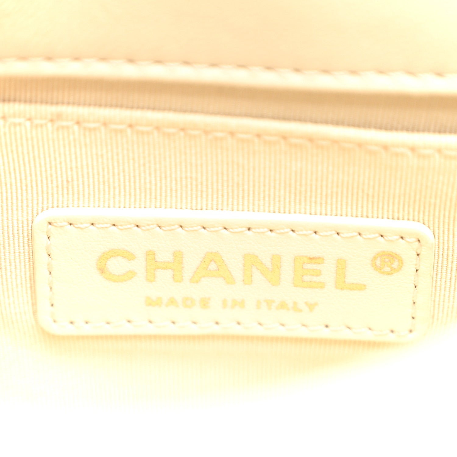 Chanel Lambskin Quilted Medium Twist Chain Flap Light Beige 6 of 10