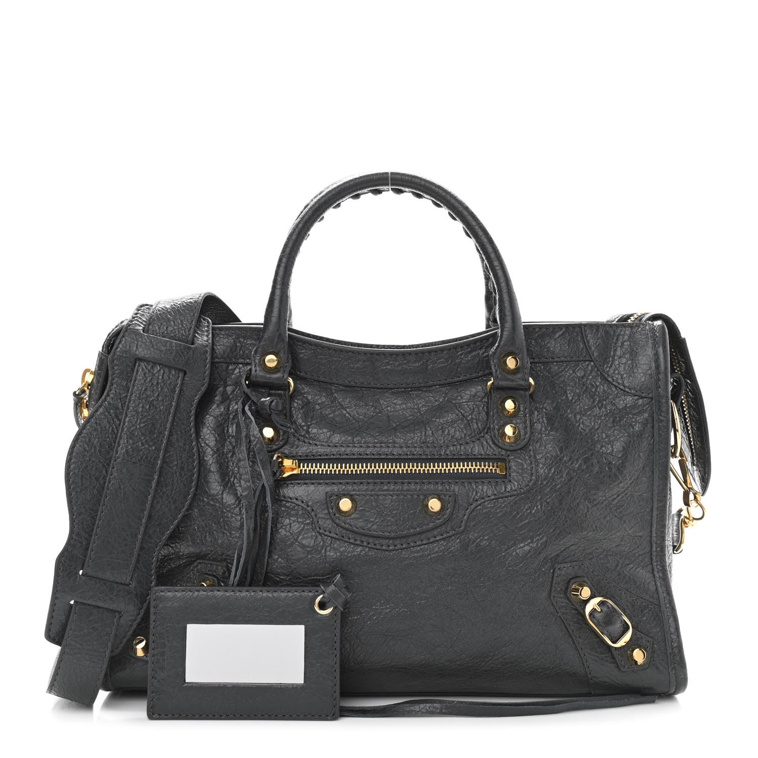 Balenciaga Agneau Classic Gold Hardware S City Gris Fossile 1 of 11