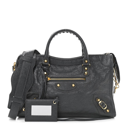 Balenciaga Agneau Classic Gold Hardware S City Gris Fossile 1 of 11