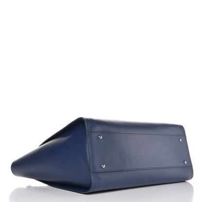 Chanel Caviar Extra Large Studded Deauville Tote Navy 5 of 8