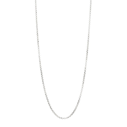 Chrome Hearts Sterling Silver Roll Chain Necklace 24" 1 of 5