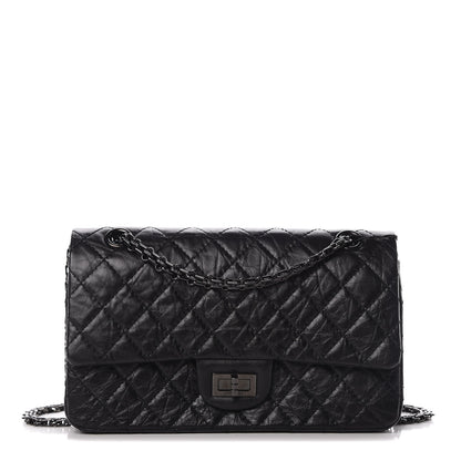 Chanel Aged Calfskin Quilted 2.55 Reissue 225 Flap So Black 1 of 11