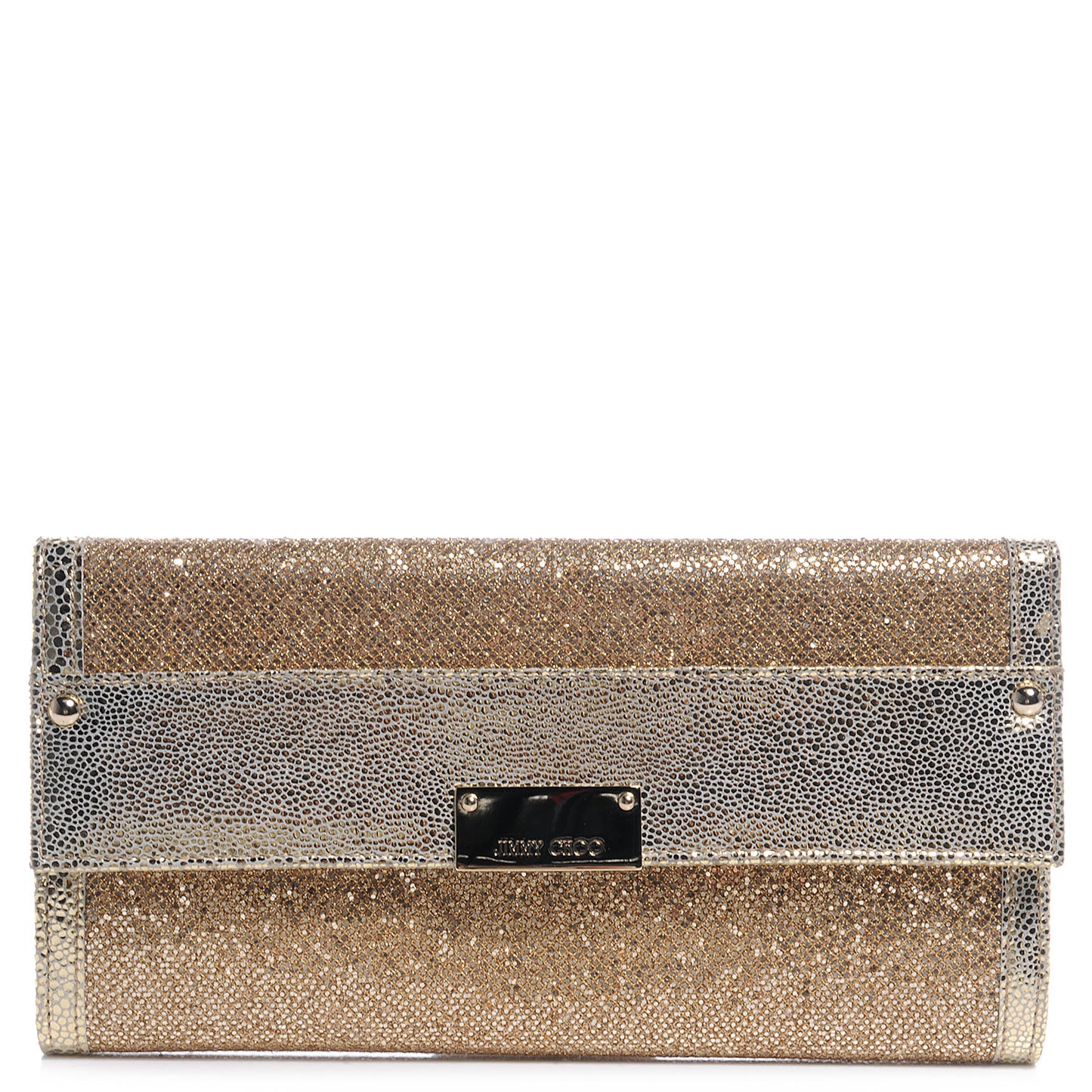 Glitter Fabric Reese Clutch Wallet Metallic
