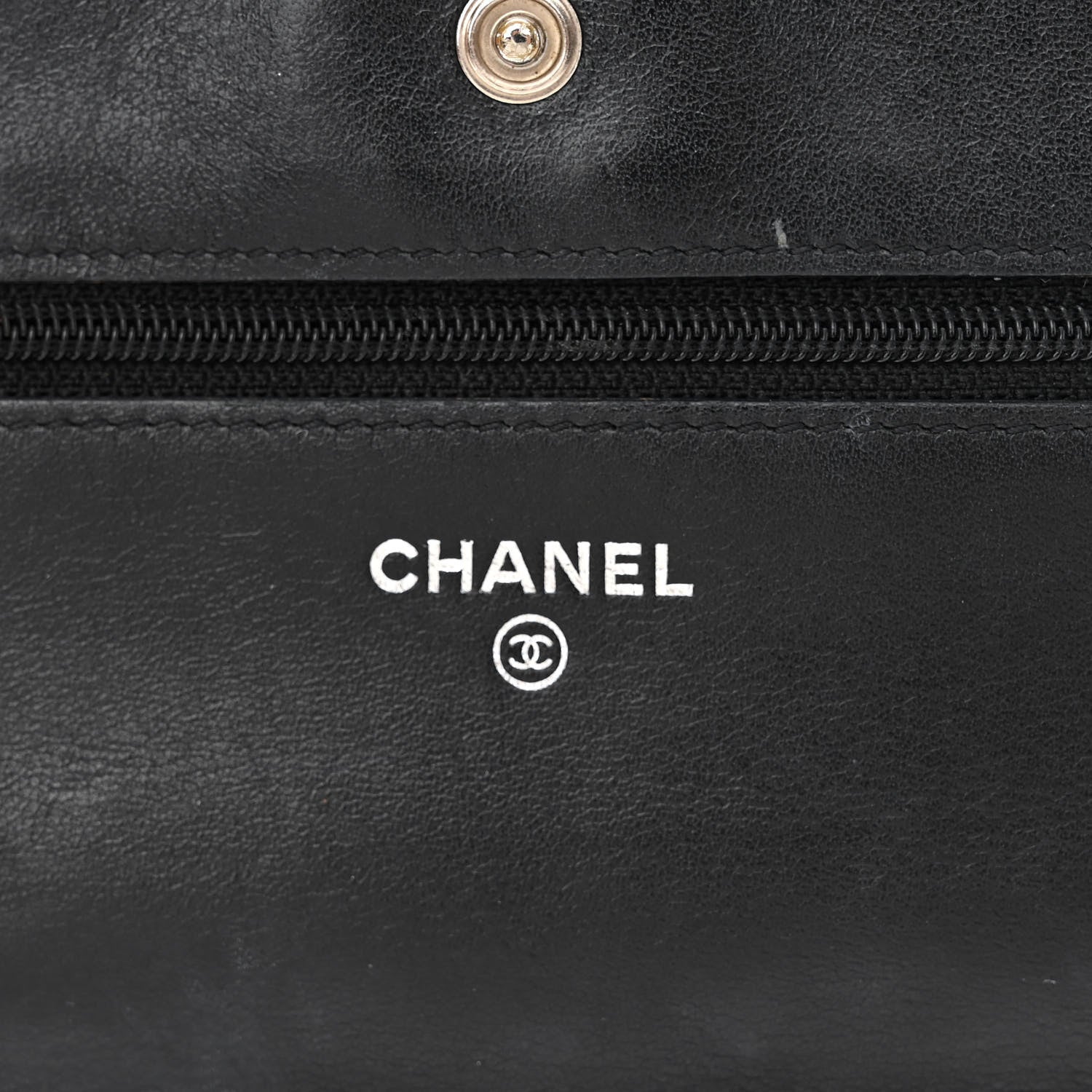 Chanel Patent Quilted Brilliant Wallet On Chain WOC Black 6 of 13