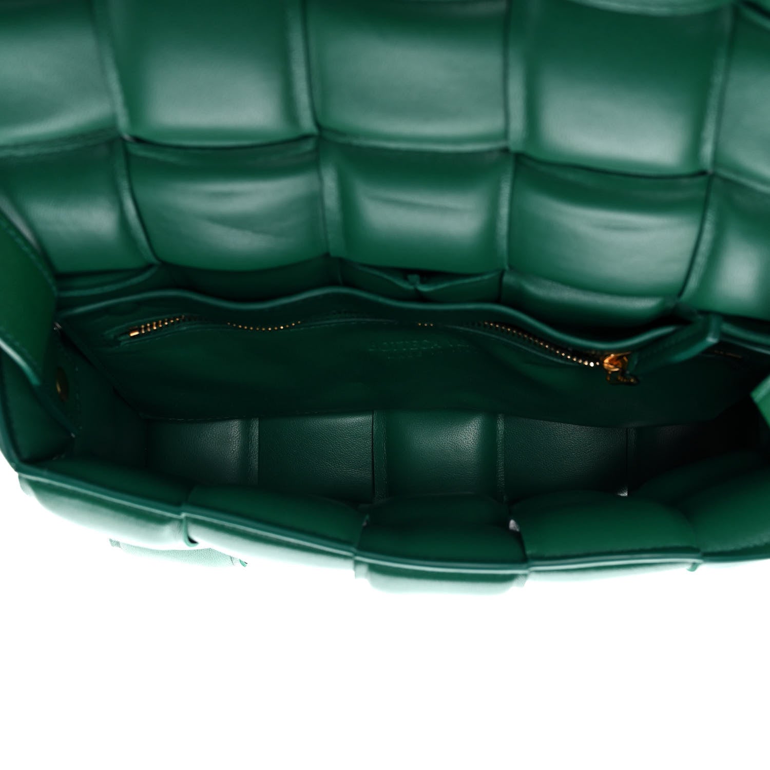 Bottega Veneta Nappa Maxi Intreccio Padded Cassette Crossbody Bag Racing Green 5 of 9