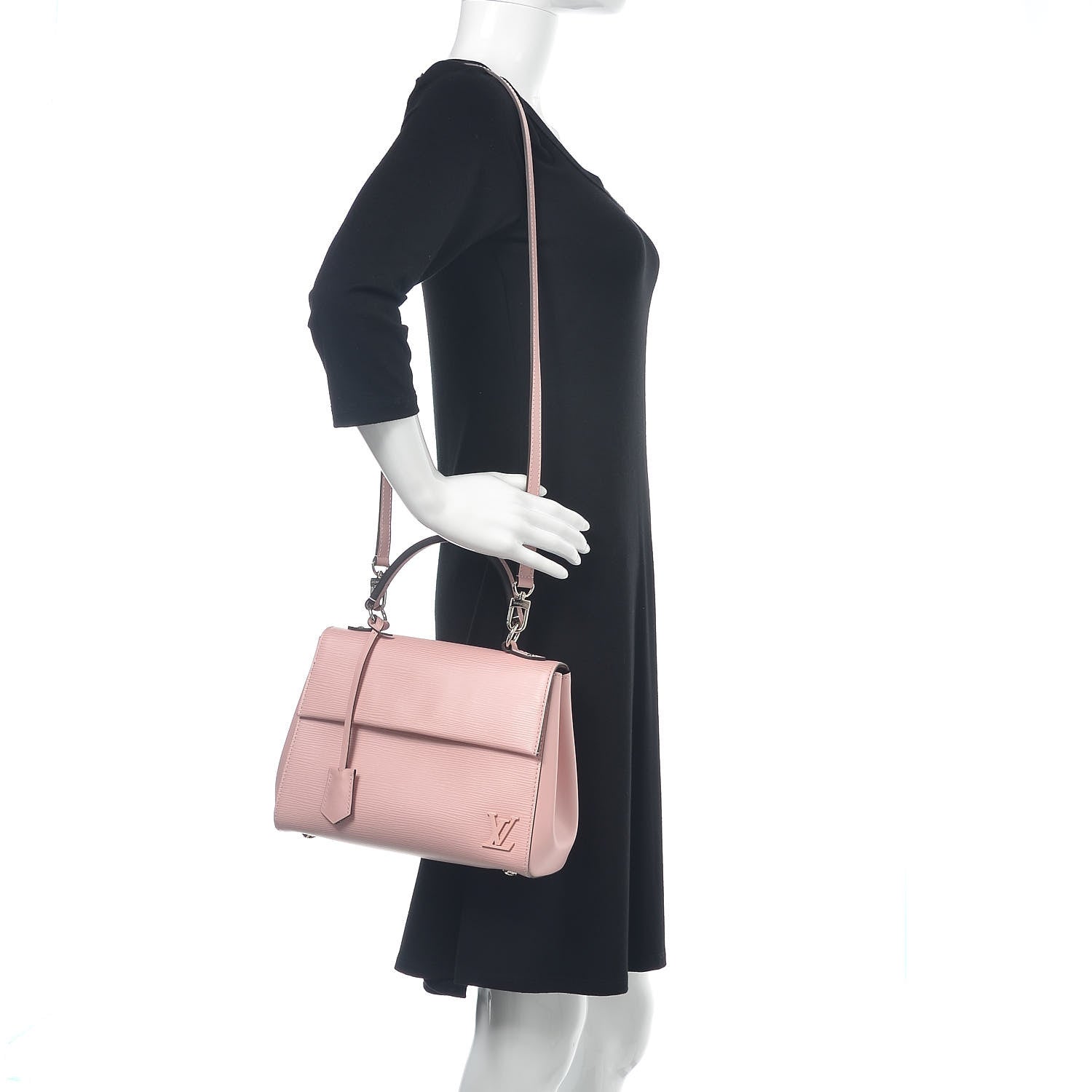 Louis Vuitton Epi Cluny BB Rose Ballerine 2 of 10