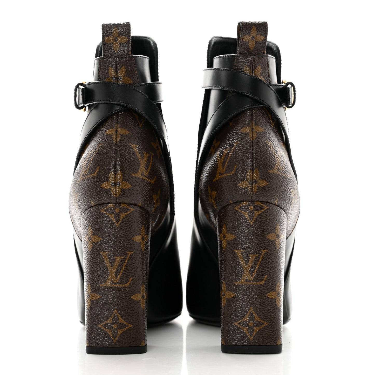 Calfskin Patent Monogram Matchmake Low Boots 40