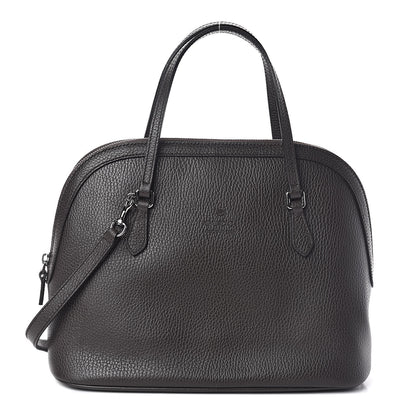 Gucci Calfskin Medium Dome Bag Dark Brown 1 of 9