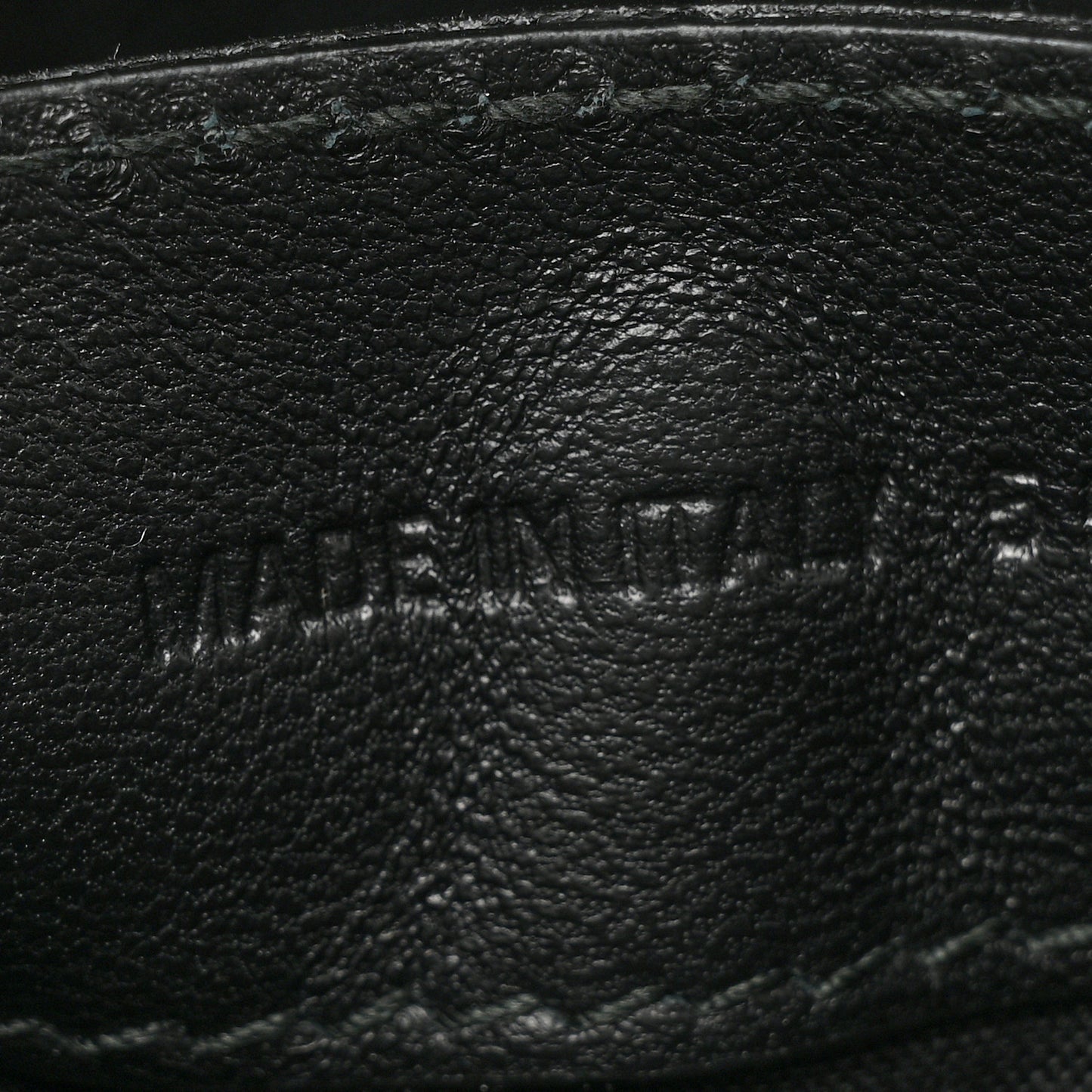 Calfskin Crocodile Embossed XXS Ville Top Handle Bag White Black