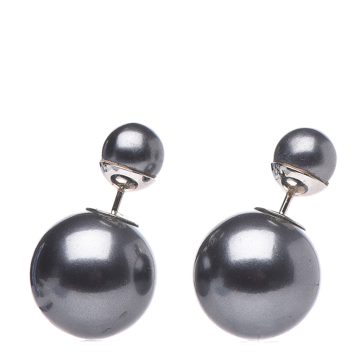 Christian Dior Mise En Dior Tribal Earrings Grey 1 of 4