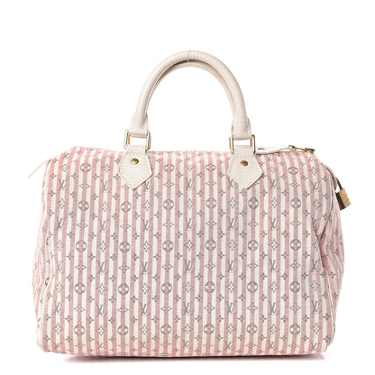 Louis Vuitton Mini Lin Croisette Speedy 30 Rouge 1 of 14