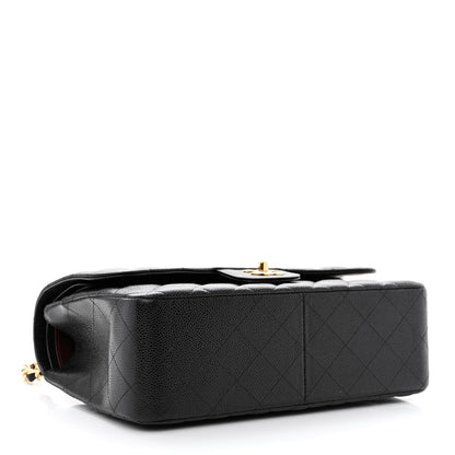 Chanel Caviar Quilted Jumbo Double Flap Black 4 of 11