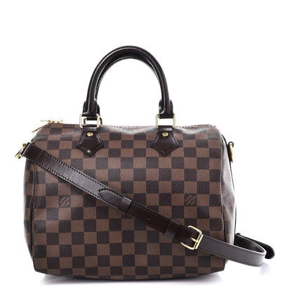 Louis Vuitton Damier Ebene Speedy Bandouliere 25 1 of 9