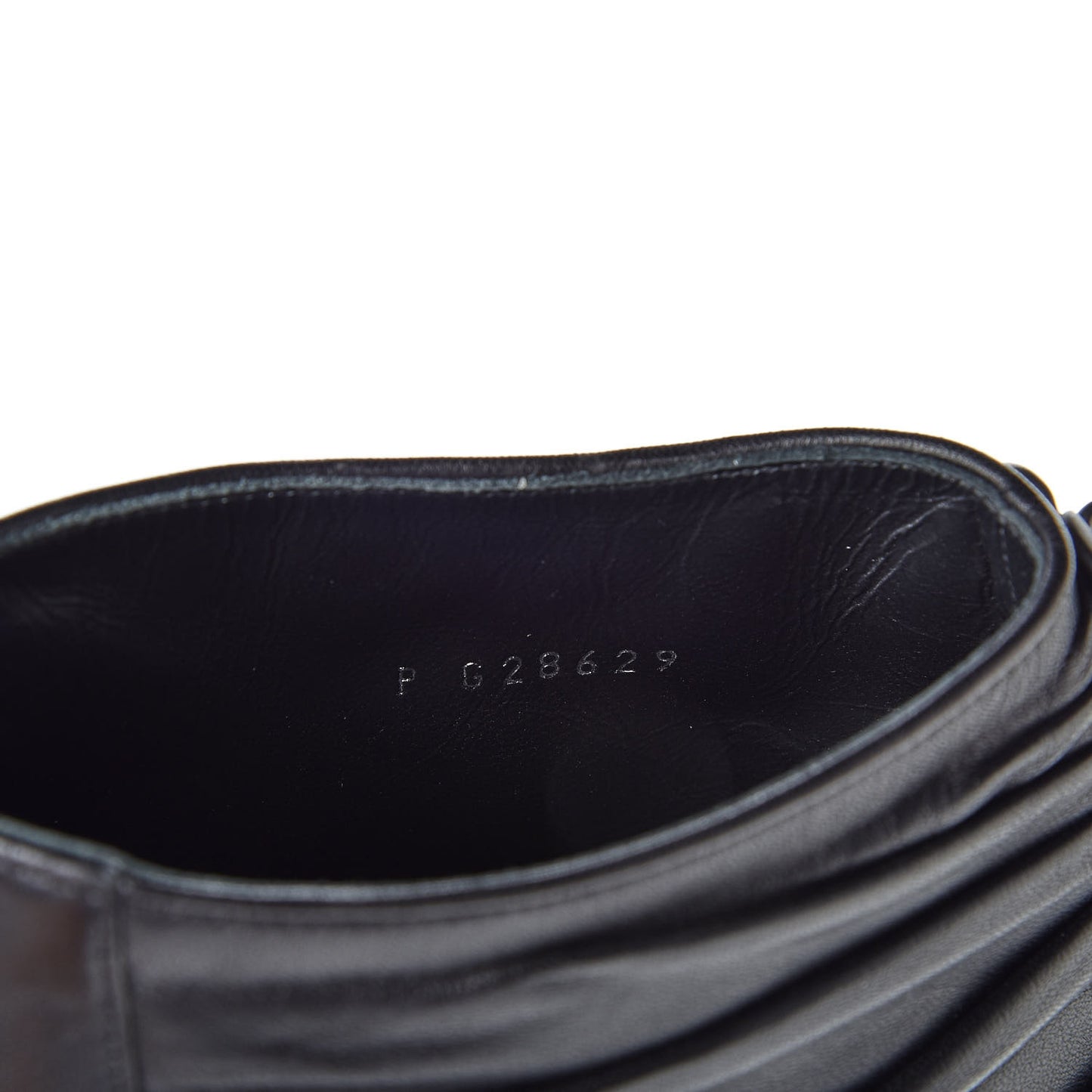 Calfskin Camellia Flowers Cap Toe Booties 36.5 Black