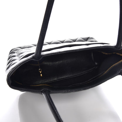 Chanel Caviar Quilted Medallion Tote Black 5 of 16