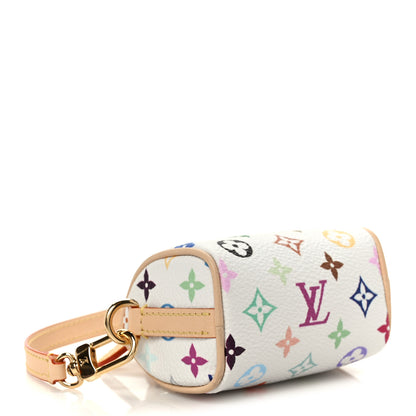Louis Vuitton LV X TM Monogram Micro Speedy Bag Charm White 4 of 10