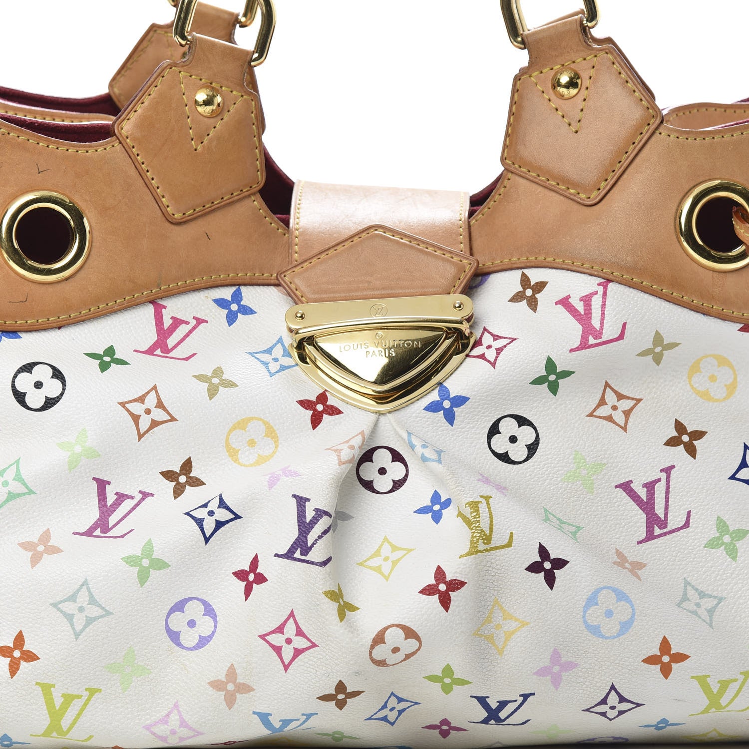 Louis Vuitton Monogram Multicolor Ursula White 8 of 19