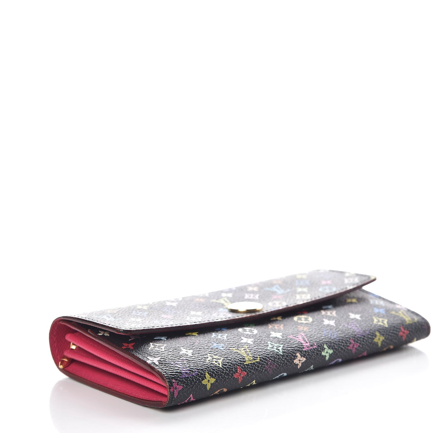 Louis Vuitton Monogram Multicolor Sarah Wallet Black Grenade 4 of 15