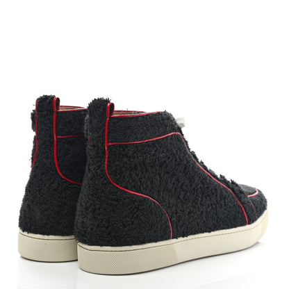 Christian Louboutin Rantus Mens Orlato Flat Sneakers 46 Black Red 4 of 7